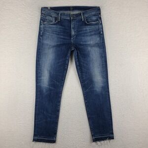 COH Citizens Of Humanity Jeans Womens 32 Blue Rocket Crop High Rise Skinny Denim